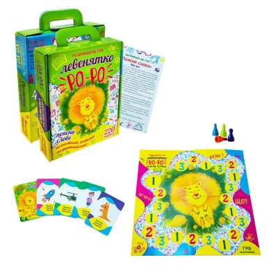 Настільна гра Strateg "Левеня Ро Ро" (30262) Настільна гра Strateg "Левеня Ро Ро" (30262)