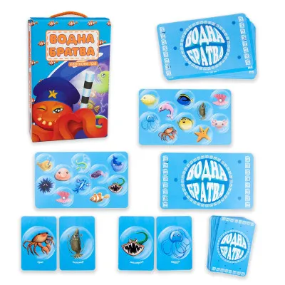 Настільна гра Strateg Водна братва українською мовою 30284 Настільна гра Strateg Водна братва українською мовою 30284