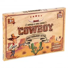 Настольная игра Strateg "Cowboy" (рус) (30314)