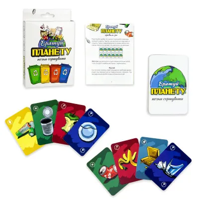 Настільна гра Strateg Врятуй планету українською мовою 30321 Настільна гра Strateg Врятуй планету українською мовою 30321