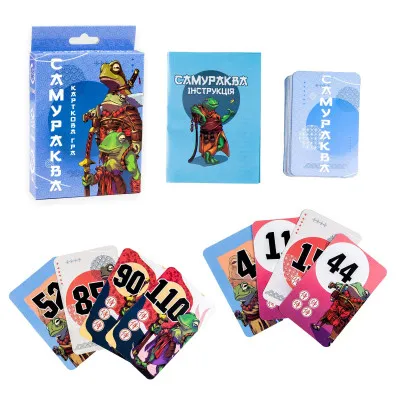 Настільна гра Strateg Самураква українською мовою 30322 Настільна гра Strateg Самураква українською мовою 30322