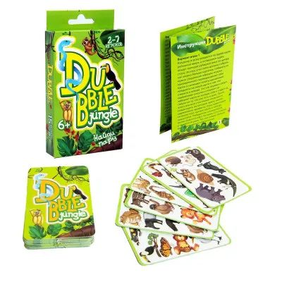 Настільна гра Dubble jungle (рус) Настільна гра Dubble jungle (рус)