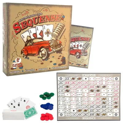 Настольная игра Strateg "Sequence Сиквэнс" (укр) (30361) Настольная игра Strateg "Sequence Сиквэнс" (укр) (30361)