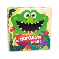 Настільна гра Strateg Погодуй мене - Крокодил українською мовою 30379