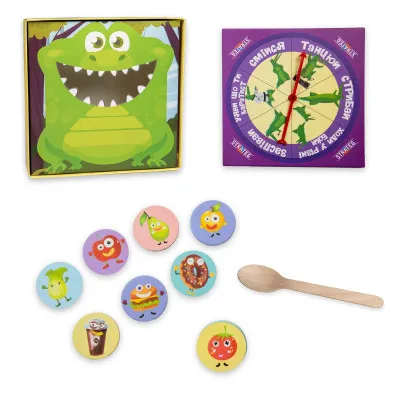 Настільна гра Strateg Погодуй мене - Лисичка українською мовою 30347 Настільна гра Strateg Погодуй мене - Лисичка українською мовою 30347