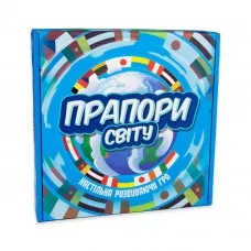 Настольная игра Флаги мира Strateg обучающая на украинском языке (30445)