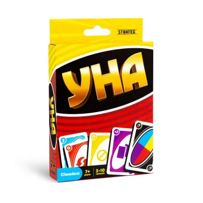Настільна гра Strateg УНА classic карткова українською мовою (30447)