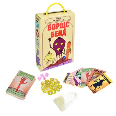 Настільна гра Strateg Борщс Бенд українською мовою (30474) Настільна гра Strateg Борщс Бенд українською мовою (30474)