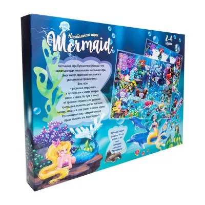 Настольная игра Strateg "Путешествие Mermaid" (рус) (30501) Настольная игра Strateg "Путешествие Mermaid" (рус) (30501)