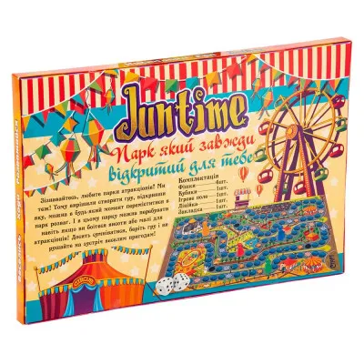Настільна гра Strateg "JunTime" (укр) (30511) Настільна гра Strateg "JunTime" (укр) (30511)