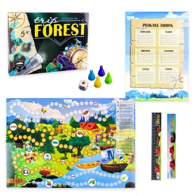 Настільна гра Strateg "Trip Forest" (укр) (30553)