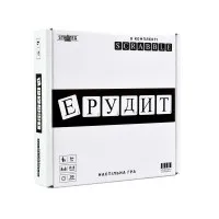Настольная игра Strateg Эрудит черно-белый на украинском языке (30640)