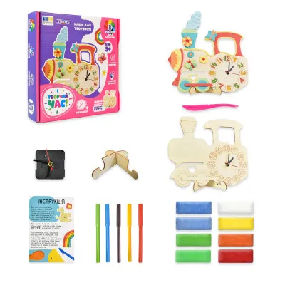 Набор для творчества Strateg Творческое время Паровозик Тутти (укр) (30648) Набор для творчества Strateg Творческое время Паровозик Тутти (укр) (30648)