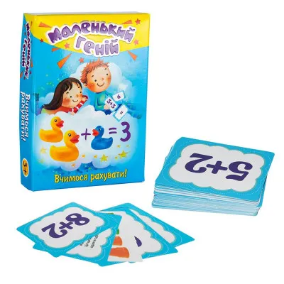 Навчальні картки Strateg "Маленький геній" (укр) (30660) Навчальні картки Strateg "Маленький геній" (укр) (30660)