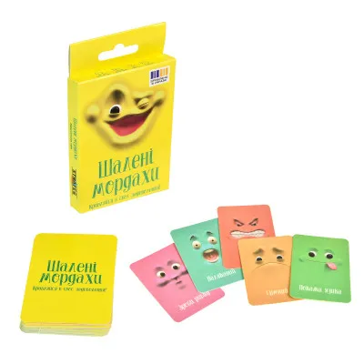 Настільна гра Strateg Шалені мордахи українською мовою (30664) Настільна гра Strateg Шалені мордахи українською мовою (30664)