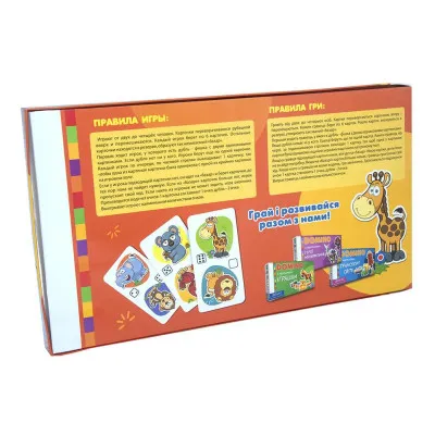 Настільна гра Strateg "Доміно Веселі звірята" (укр) (30665) Настільна гра Strateg "Доміно Веселі звірята" (укр) (30665)