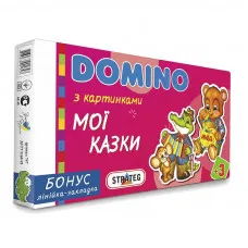 Настольная игра Strateg "Домино: мої казки" (укр) (30668)