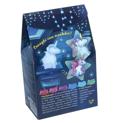 Набір для дитячої творчості Strateg "Pony Light night" (30704)