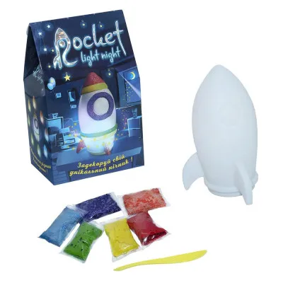 Набір для дитячої творчості Strateg "Rocket light night" (30709) Набір для дитячої творчості Strateg "Rocket light night" (30709)
