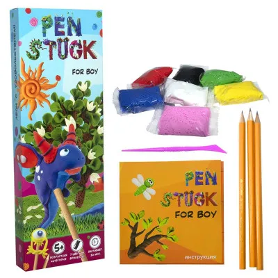 Набір для творчості Strateg "Pen Stuck for boy" (рус) (30710) Набір для творчості Strateg "Pen Stuck for boy" (рус) (30710)