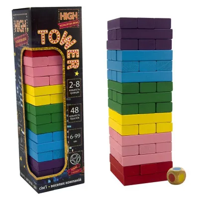 Настольная игра Strateg "High Tower" (укр) (30715) Настольная игра Strateg "High Tower" (укр) (30715)