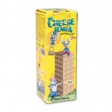 Настільна гра Strateg Дженга "Cheese Jenga" 48 брусків (30718)