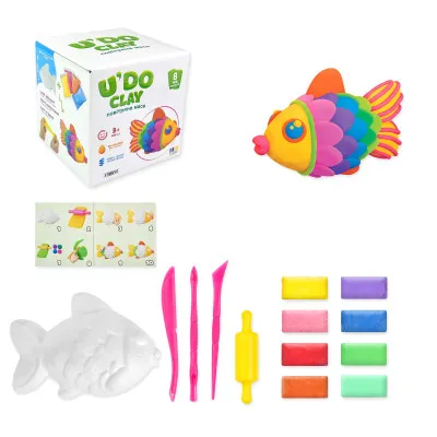Набір для творчості Strateg "Рибка U'DO Clay" (30748) Набір для творчості Strateg "Рибка U'DO Clay" (30748)