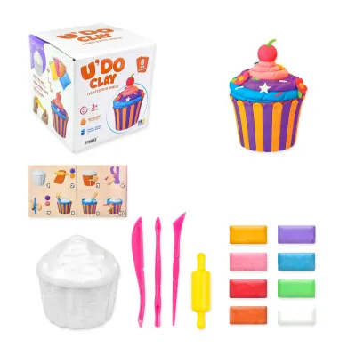 Набір для творчості Strateg "Кекс U'DO Clay" (30750) Набір для творчості Strateg "Кекс U'DO Clay" (30750)