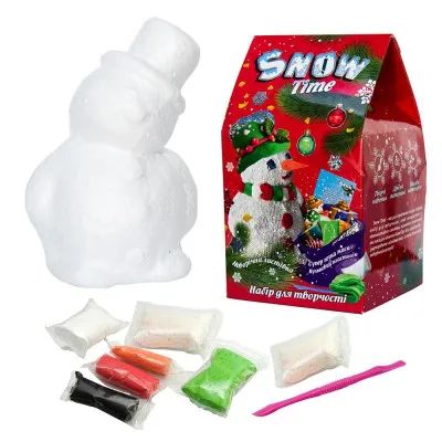 Набір для творчості Strateg "Snow Time" (укр) (30753) Набір для творчості Strateg "Snow Time" (укр) (30753)