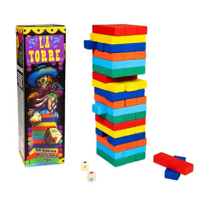 Настольная игра Strateg “La Torre” (60 бруска) (30758) Настольная игра Strateg “La Torre” (60 бруска) (30758)