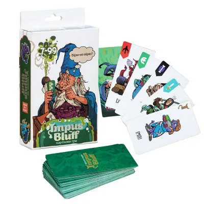Картка гра Strateg "Impus Bluff" (укр) (30761) Картка гра Strateg "Impus Bluff" (укр) (30761)