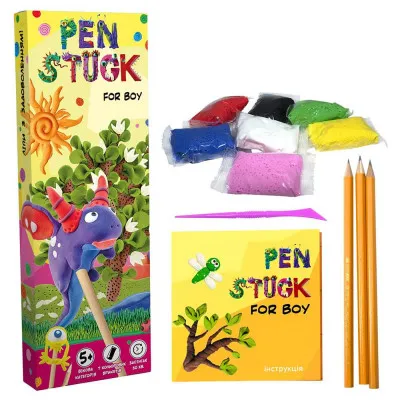 Набір для творчості Strateg "Pen Stuck for boy" (30762) Набір для творчості Strateg "Pen Stuck for boy" (30762)