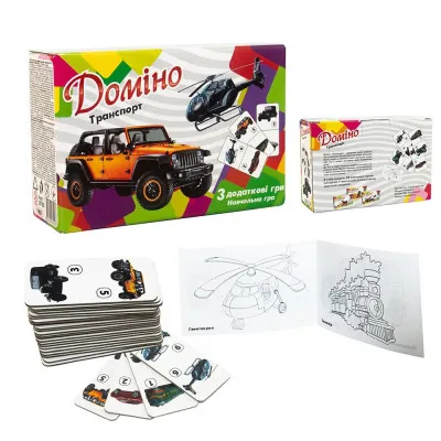 Доміно Strateg "Транспорт" (укр) (30765) Доміно Strateg "Транспорт" (укр) (30765)