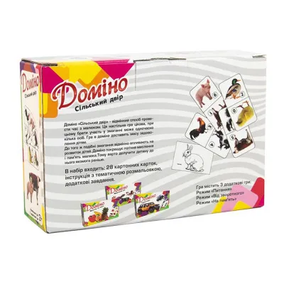 Доміно Strateg "Сільський двір" (укр) (30766) Доміно Strateg "Сільський двір" (укр) (30766)