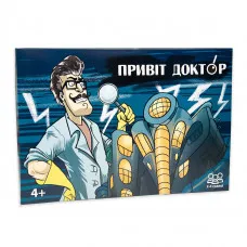 Настольная игра Strateg Привет доктор бродилка на украинском языке (30779)