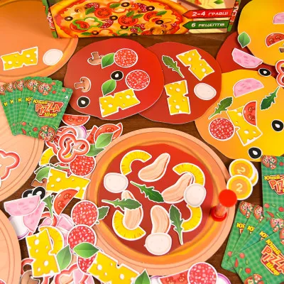 Настільна гра Юний Pizza Шеф Strateg українською мовою (30781)