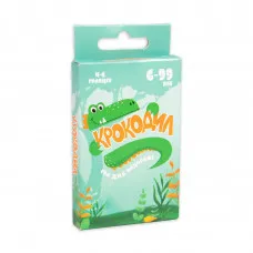 Настольная игра Strateg Крокодил - дорожная версия развлекательная на украинском языке (30786)