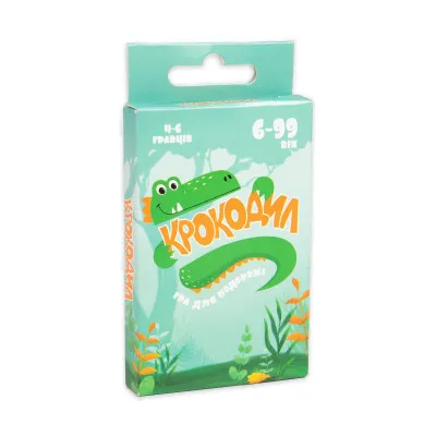 Настольная игра Strateg Крокодил - дорожная версия развлекательная на украинском языке (30786) Настольная игра Strateg Крокодил - дорожная версия развлекательная на украинском языке (30786)