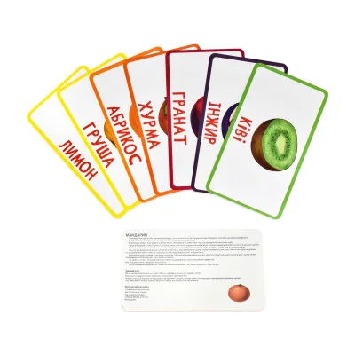 Настільна гра "Вивчай світ. Фрукти" українською мовою (30805)