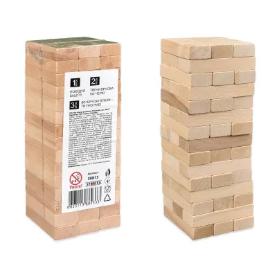 Настільна гра Strateg Джанга 45 брусків українською мовою (30813) Настільна гра Strateg Джанга 45 брусків українською мовою (30813)