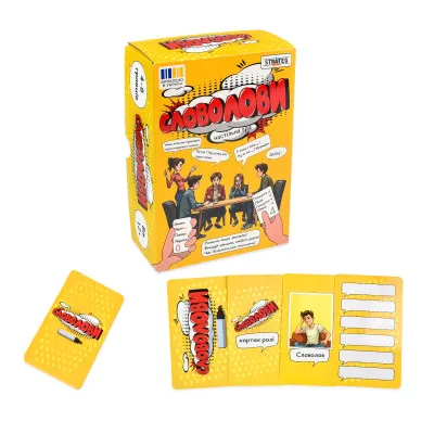 Настільна гра Strateg Словолови українською мовою (30826) Настільна гра Strateg Словолови українською мовою (30826)