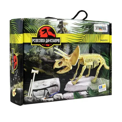 Набір для творчості Розкопки динозаврів. Трицератопс (укр) (30833)							