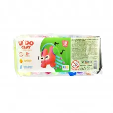 Набор для творчества "U'DO Clay 10 шт." брикет 6 г Strateg (30840)