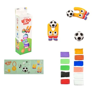 Набір для творчості "U'DO Clay 11 шт." брикет 10 г Strateg (30842) Набір для творчості "U'DO Clay 11 шт." брикет 10 г Strateg (30842)