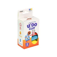 Набор для творчества "U'DO Clay 5 шт." брикет 10 г Strateg (30843)