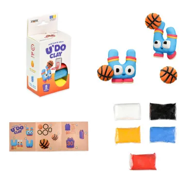 Набір для творчості "U'DO Clay 5 шт." брикет 10 г Strateg (30843) Набір для творчості "U'DO Clay 5 шт." брикет 10 г Strateg (30843)