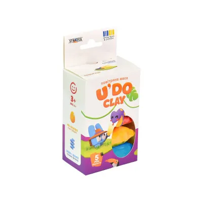 Набір для творчості "U'DO Clay 5 шт." брикет 10 г Strateg (30843) Набір для творчості "U'DO Clay 5 шт." брикет 10 г Strateg (30843)