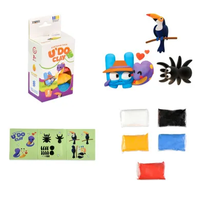 Набір для творчості "U'DO Clay 5 шт." брикет 10 г Strateg (30843) Набір для творчості "U'DO Clay 5 шт." брикет 10 г Strateg (30843)