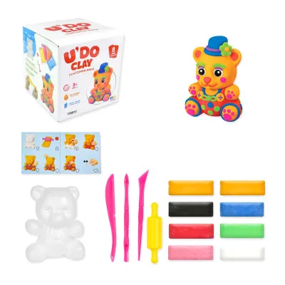 Набір для творчості Strateg "Ведмідь U'DO Clay" (30844) Набір для творчості Strateg "Ведмідь U'DO Clay" (30844)