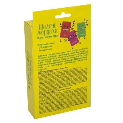 Настольная игра Strateg “Шаленi мордахи” (укр) (30857) Настольная игра Strateg “Шаленi мордахи” (укр) (30857)